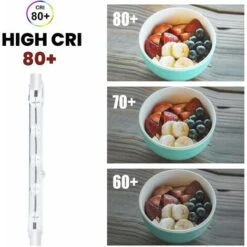 118mm R7s Dimmable Ampoule Halogène Crayon 300W Blanc Chaud 2800K R7s Linéaire 3000lm AC220-240V J118 Projecteur Halogène Linéaire Pour L’éclairage De Paysage,sécurité,lampadaire (5pcs) [Classe énergé -OSRAM || EUROPALAMP Soldes Boutique 64569249 4