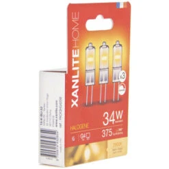 Xanlite - Lot De 3 Ampoules Halogènes Culot G4, 375 Lumens, 2900 Kelvins, Blanc Chaud, Dimmable - PACK3HG420W -OSRAM || EUROPALAMP Soldes Boutique 64569505 3