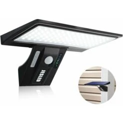 Lampe Solaire Extérieure, 90 LED Capteur De Mouvement Solaire Lumière De Sécurité Lumière Solaire Étanche 2600mAh, Chargement USB, Applique Solaire Extérieure Pour Jardin Clôture Portail Accès Patio