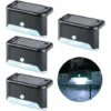 Clôture Lampes Solaires Extérieures Imperméables, Lot De 4 PCS Lampes Solaires Blanc Froid, Décorations Pour Autour De La Piscine, Escaliers Extérieurs, Marches, Clôtures, Garde-corps, Cours -OSRAM || EUROPALAMP Soldes Boutique 66081238 1