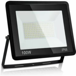Randaco Projecteurs LED à L'extérieur Spot éclairage De Sécurité Extérieurs étanches IP66 Pour Jardin Garage 100W Blanc Froid