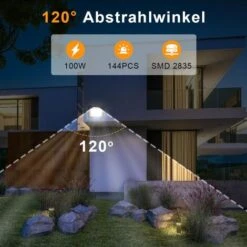Randaco Projecteurs LED à L'extérieur Spot éclairage De Sécurité Extérieurs étanches IP66 Pour Jardin Garage 100W Blanc Froid -OSRAM || EUROPALAMP Soldes Boutique 66650204 4