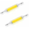 Lot De 2 Ampoules LED R7S 10 W 78 Mm à Intensité Variable Blanc Froid 6000-6500 K 100 W Halogène J78 De Remplacement, Tube De Base R7S à Double Extrémité, Angle De Faisceau 360, économie D'énergie. 1 Lot De 2 Ampoules LED R7S 10 W 78 Mm à Intensité Variable Blanc Froid 6000-6500 K 100 W Halogène J78 De Remplacement, Tube De Base R7S à Double Extrémité, Angle De Faisceau 360, économie D'énergie. -OSRAM || EUROPALAMP Soldes Boutique 67703907 1