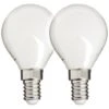 Xanlite - Lot De 2 Ampoules LED, Culot E14, 806 Lumens, Conso. 6,5W (eq. 60W), 2700K, Blanc Chaud - PACK2RFV806PO