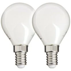 Xanlite - Lot De 2 Ampoules LED, Culot E14, 806 Lumens, Conso. 6,5W (eq. 60W), 2700K, Blanc Chaud - PACK2RFV806PO