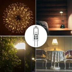 Ampoules Halogènes G4, Lampe De Base à Broche Halogène 12V 20W, Blanc Chaud 2800K, Gradable, Lampe Halogène Basse Tension G4, Lampe à Capsule Transparente, Paquet De 10 56Vingt -OSRAM || EUROPALAMP Soldes Boutique 70920807 4