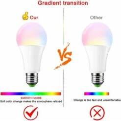 GrooFoo 10W RGBW LED Ampoule E27 Changement De Couleur Atmosphere éclairage LED Lampe Party Bar KTV Lumières Décoratif Mode Strobe Fade Flash RVB + Blanc Chaud (4PCS) GrooFoo 8 GrooFoo 10W RGBW LED Ampoule E27 Changement De Couleur Atmosphere éclairage LED Lampe Party Bar KTV Lumières Décoratif Mode Strobe Fade Flash RVB + Blanc Chaud (4PCS) GrooFoo -OSRAM || EUROPALAMP Soldes Boutique 71418794 2