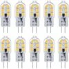 Premier® Ampoule G4 LED 12V 2W Blanc Froid 6000K, 200LM, Équivalent Halogène G4 Bi-pin 10W 20W, LED Lampe G4 12V AC/DC Pour Camping Car/Hotte Cuisine, Non-dimmable, Lot De 10 -OSRAM || EUROPALAMP Soldes Boutique 72445407 1