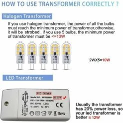 Premier® Ampoule G4 LED 12V 2W Blanc Froid 6000K, 200LM, Équivalent Halogène G4 Bi-pin 10W 20W, LED Lampe G4 12V AC/DC Pour Camping Car/Hotte Cuisine, Non-dimmable, Lot De 10 -OSRAM || EUROPALAMP Soldes Boutique 72445407 2