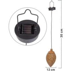 Lot De 2 Lampes De Jardin Solaire Exterieur - Lampe Suspendue Extérieur - 12x30cm - MaxxGarden -OSRAM || EUROPALAMP Soldes Boutique 72492751 5