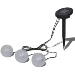 Boules Solaires Flottantes 3 LED Pour étang Piscine VidaXL
