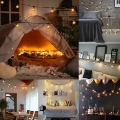 Promotion Guirlande Lumineuse Intérieur Et Extérieur, Guirlande Guinguette De 25 G40 Ampoules Etanche 7.62M Blanc Chaud Décoration Pour Patio,Café,Jardin,Parti,de Noël,Vacances -OSRAM || EUROPALAMP Soldes Boutique 74505552 3