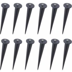 LOY Piquet De Fixation Pour Projecteur Led(12pcs)