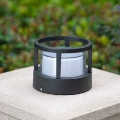 Déstockage Pelouse Européenne Cylindrique Lampe Sur Pied, Jardin Extérieur Colonne Lumineuse Paysage étanche Cour Pont Patio Pier Chemin Pilier Lumière Villa Pathway LED Grassland étage Lumières Clôtu -OSRAM || EUROPALAMP Soldes Boutique 74750482 3