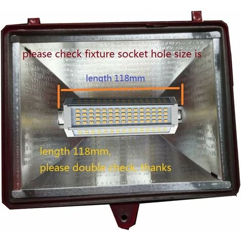 R7S LED J118 118mm Dimmable Ampoule 30W Réchauffez La Lumière 3000k Blanc Chaud AC 220V 3000LM Fin J Projecteur De J LED Pour équivaut R7S 300w 400w Halogène Incandescente De Remplacement 6 R7S LED J118 118mm Dimmable Ampoule 30W Réchauffez La Lumière 3000k Blanc Chaud AC 220V 3000LM Fin J Projecteur De J LED Pour équivaut R7S 300w 400w Halogène Incandescente De Remplacement – Image 4