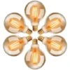 Ampoules LED G95 E27, 4W, Blanc Chaud 2200K, Ampoule Retro A Filament, Equivalent A Ampoule Incandescente 40W, Non-Dimmable, Lot De 6 [Classe Energetique F] -OSRAM || EUROPALAMP Soldes Boutique 74963406 1