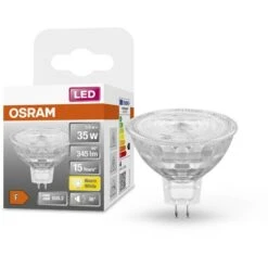 OSRAM Lampe à LED Star Reflector, GU5.3-base, Verre Clair ,Blanc Chaud (2700K), 345 Lumen, Remplacement De La Traditionnelle 35W-Ampoules 1-Pack 7 OSRAM Lampe à LED Star Reflector, GU5.3-base, Verre Clair ,Blanc Chaud (2700K), 345 Lumen, Remplacement De La Traditionnelle 35W-Ampoules 1-Pack -OSRAM || EUROPALAMP Soldes Boutique 75073085 3