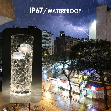 Lot De 6 φ55mm IP67 Imperméabilisent La Basse Tension 12V - Lumière Chaude 7 Lot De 6 φ55mm IP67 Imperméabilisent La Basse Tension 12V - Lumière Chaude – Image 5