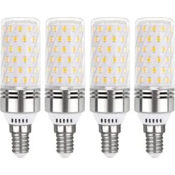 AIDUCHO Ampoule E14 LED 12W Blanc Froid 6000K, 1450LM, Équivalent Halogène E14 100W, 360° Lumiere, AC 220V, Ampoule E14 LED Pour Éclairage Intérieur, Non-dimmable, Lot De 4
