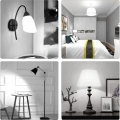 AIDUCHO Ampoule E14 LED 12W Blanc Froid 6000K, 1450LM, Équivalent Halogène E14 100W, 360° Lumiere, AC 220V, Ampoule E14 LED Pour Éclairage Intérieur, Non-dimmable, Lot De 4 -OSRAM || EUROPALAMP Soldes Boutique 75708631 3