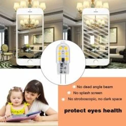 AIDUCHO G4 LED Ampoule,5-Pack 20W Ampoules Halogènes Équivalentes,Ampoule LED G4 2W Économie Pour Les Ampoules De Hotte,AC/DC 12V 180LM 3000K Couleur Transparente 10 AIDUCHO G4 LED Ampoule,5-Pack 20W Ampoules Halogènes Équivalentes,Ampoule LED G4 2W Économie Pour Les Ampoules De Hotte,AC/DC 12V 180LM 3000K Couleur Transparente -OSRAM || EUROPALAMP Soldes Boutique 75708635 4