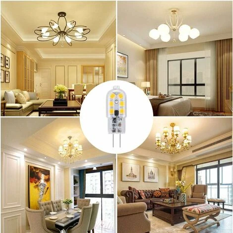 AIDUCHO G4 LED Ampoule,5-Pack 20W Ampoules Halogènes Équivalentes,Ampoule LED G4 2W Économie Pour Les Ampoules De Hotte,AC/DC 12V 180LM 3000K Couleur Transparente 7 AIDUCHO G4 LED Ampoule,5-Pack 20W Ampoules Halogènes Équivalentes,Ampoule LED G4 2W Économie Pour Les Ampoules De Hotte,AC/DC 12V 180LM 3000K Couleur Transparente – Image 5