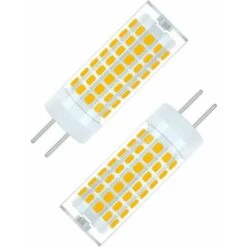 6W G6.35/GY6.35 Ampoule LED 690LM Blanc Chaud 3000K, Bi-Pin Base, Equivalent à Ampoule Halogène 75W,AC/DC 90-265V,pour Comptoirs, Plafonniers Etc (2 Paquet) Versailles