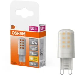 OSRAM Lampe LED Star PIN, G9-base, Aspect Mat ,Blanc Chaud (2700K), 430 Lumen, Remplacement De La Traditionnelle 37W-Ampoules 1-Pack -OSRAM || EUROPALAMP Soldes Boutique 76208284 3