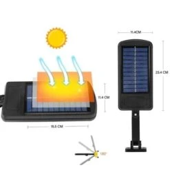 Lampe Solaire Détecteur De Mouvement Sécurité 3 Modes D'éclairage - 2 Pack -OSRAM || EUROPALAMP Soldes Boutique 76335315 5