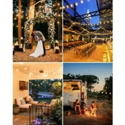 Guirlande Lumineuse D'extérieur, 18M LED Colorées, étanche, Peut être Connectée à Des Guirlandes Décoratives, Convient Pour Le Jardin, La Fête, Le Gala, La Terrasse, Noël, Blanc Chaud -OSRAM || EUROPALAMP Soldes Boutique 76378060 3
