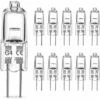 SVKBJROY Ampoules Halogènes G4, Lampe De Base à Broche Halogène G4 12V 20W, 2800K Blanc Chaud Gradable G4 Lampe à Capsule Transparente Lot De 10 -OSRAM || EUROPALAMP Soldes Boutique 76481219 1