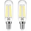 SVKBJROY 2 Pièces Ampoule Hotte Aspirante 40W De Remplacement Incandescent, E14 T25 LED 4W Ampoule De Hotte, Ampoule à Filament Edison, Blanc, 6000K, Lampe Pour Hotte Aspirante -OSRAM || EUROPALAMP Soldes Boutique 76481248 1