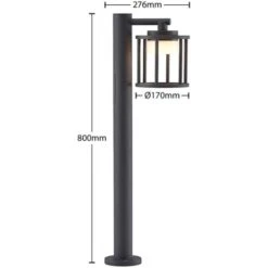 Lucande Luminaire Extérieur 'Berenike' En Aluminium -OSRAM || EUROPALAMP Soldes Boutique 76531765 3