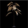 Feeric Christmas - Déco De Noël Arbre Lumineux Palmier Feuilles Dorées 90 LED Blanc Chaud H 90 Cm