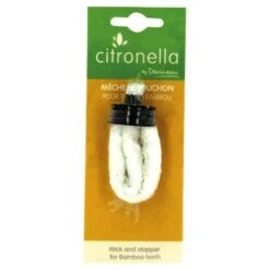 BOUGIES LA FRANCAISE - Bouchon Avec Mèche Pour Torche Bambou