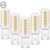 Ampoules LED G9 3W Équivalent à 40W Halogène Lumière Blanc Froid 6000K, AC220-240V,Lampe LED à Économie D'énergie, Non Dimmables,Sans Scintillement ,Paquet De 5 -OSRAM || EUROPALAMP Soldes Boutique 78386210 1