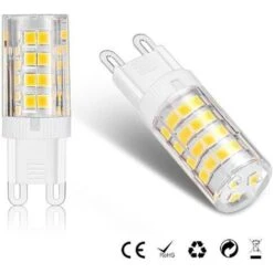 G9 LED Lampe Ampoules, Blanc Chaud 3000K 5W G9 LED Ampoule Lumiere équivalent Aux Ampoules Halogènes De 40 W 420 Lumens Not Dimmable, Lot De 10 ,Guazhuni 9 G9 LED Lampe Ampoules, Blanc Chaud 3000K 5W G9 LED Ampoule Lumiere équivalent Aux Ampoules Halogènes De 40 W 420 Lumens Not Dimmable, Lot De 10 ,Guazhuni -OSRAM || EUROPALAMP Soldes Boutique 78386240 3