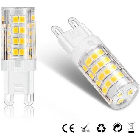 G9 LED Lampe Ampoules, Blanc Chaud 3000K 5W G9 LED Ampoule Lumiere équivalent Aux Ampoules Halogènes De 40 W 420 Lumens Not Dimmable, Lot De 10 ,Guazhuni 5 G9 LED Lampe Ampoules, Blanc Chaud 3000K 5W G9 LED Ampoule Lumiere équivalent Aux Ampoules Halogènes De 40 W 420 Lumens Not Dimmable, Lot De 10 ,Guazhuni – Image 3
