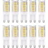 Ampoules LED G9, 5W Equivalent 40W Halogène Lampe Blanc 6000K Sans Scintillement Économie D'énergie Non Dimmable (Lot De 10) [Classe énergétique E] -OSRAM || EUROPALAMP Soldes Boutique 78951703 1