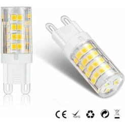 Ampoules LED G9, 5W Equivalent 40W Halogène Lampe Blanc 6000K Sans Scintillement Économie D'énergie Non Dimmable (Lot De 10) [Classe énergétique E] -OSRAM || EUROPALAMP Soldes Boutique 78951703 3