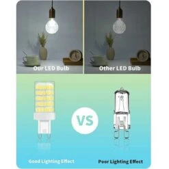 Ampoule G9 LED Blanc Froid, 10W LED G9 6000K Equivalence Incandescence 80W Lumière 900LM Lampe G9 LED AC 220V Lumineux 360º Large Angle De Faisceau 862835 SMD Non Dimmable Lot De 6 - MSBD -OSRAM || EUROPALAMP Soldes Boutique 79739520 2