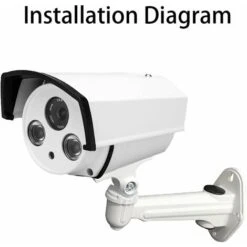Support De Caméra De Sécurité, Fixation Réglable De La Caméra, Support De Caméra, Support De Support De Caméra Universel à 360 ° Pour Système De Surveillance à Domicile, Caméra, Projecteur (Blanc) -OSRAM || EUROPALAMP Soldes Boutique 80709433 3