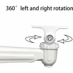 Support De Caméra De Sécurité, Fixation Réglable De La Caméra, Support De Caméra, Support De Support De Caméra Universel à 360 ° Pour Système De Surveillance à Domicile, Caméra, Projecteur (Blanc) -OSRAM || EUROPALAMP Soldes Boutique 80709433 5