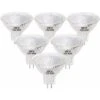 Ampoules Halogènes MR16, 35 W 12 V MR16 GU5.3 Spot Halogène, Blanc Chaud, Lot De 6