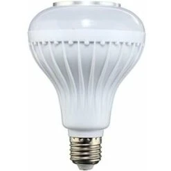 RGB E27 Ampoule Multicolore LED Haut-parleur Bluetooth 16 Couleurs Changeantes Avec Télécommande Compatible Avec Android Et IOS Ampoule Musique - Blanc