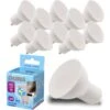 10 PIE'CES - PROJECTEUR LED GU10 6400K 6W DURALAMP -OSRAM || EUROPALAMP Soldes Boutique 81842310 1