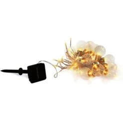 Guirlande Lumineuse Extérieure Solaire 13M Guirlande Guinguette 11 Ampoules + 100 LED -OSRAM || EUROPALAMP Soldes Boutique 82161693 3