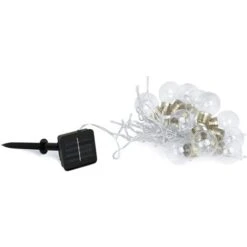 Guirlande Lumineuse Extérieure Solaire 13M Guirlande Guinguette 11 Ampoules + 100 LED -OSRAM || EUROPALAMP Soldes Boutique 82161693 4