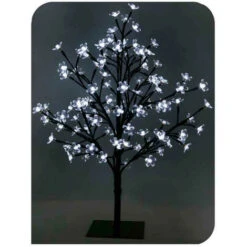 Arbre 3d Sakura 60cm 120 Leds Blanc Froid Ip44 Edm