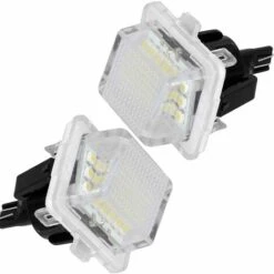 MINKUROW Éclairage De Plaque D'immatriculation 24-3528-Smd Assemblage De Lampe Pour Ces Classe Cl Sans Erreur 3w 18 Led Blanc Plaque D'immatriculation 2-Pack 9 MINKUROW Éclairage De Plaque D'immatriculation 24-3528-Smd Assemblage De Lampe Pour Ces Classe Cl Sans Erreur 3w 18 Led Blanc Plaque D'immatriculation 2-Pack -OSRAM || EUROPALAMP Soldes Boutique 83559302 3